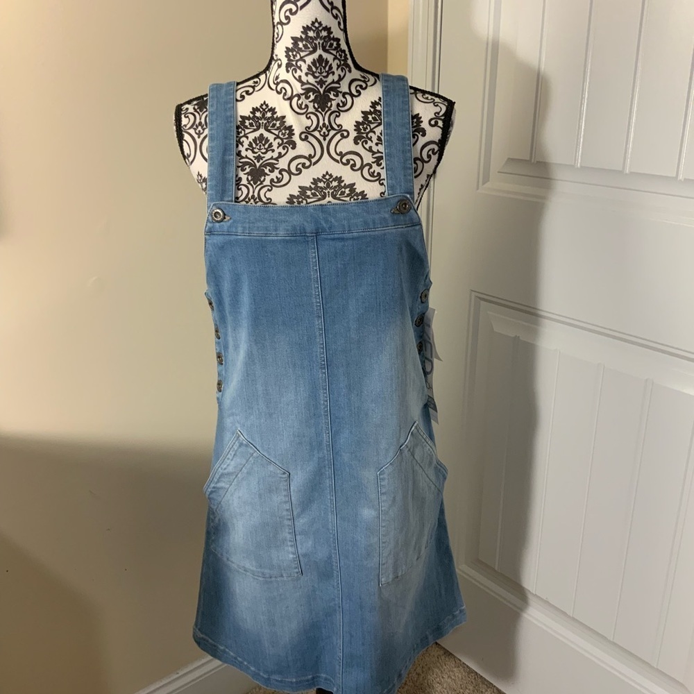 Celebrity Pink Light Blue Denim Dress NWT